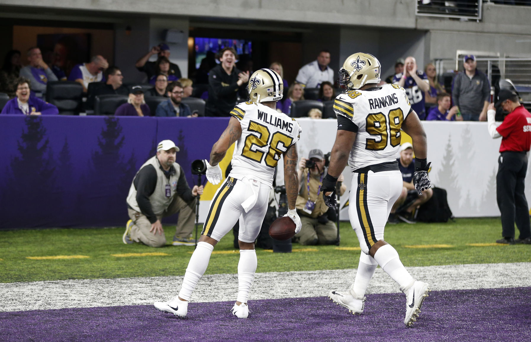 Saints Vikings Football